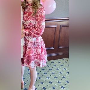 Zimmerman Dress - Pink, Size 0